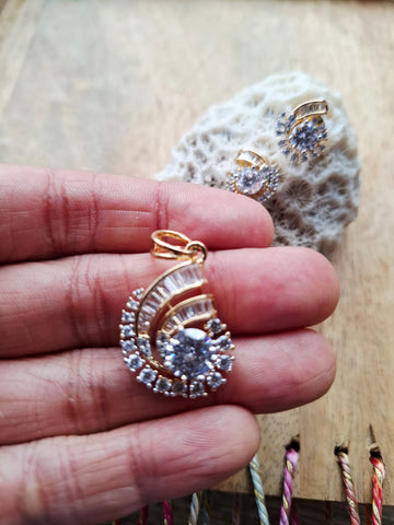 American Diamond Set (Anushka)