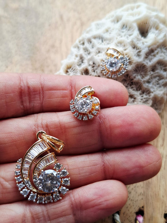 American Diamond Set (Anushka)