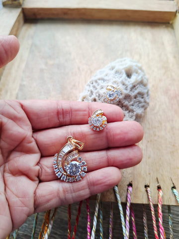 American Diamond Set (Anushka)