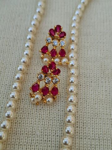 Single Pendant Pearl Set (Rama)