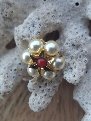 Evergreen Simple Pearl Coral Kudi