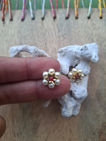 Evergreen Simple Pearl Coral Kudi