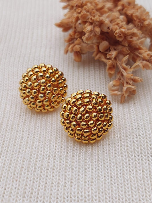 Golden Thushi Earrings