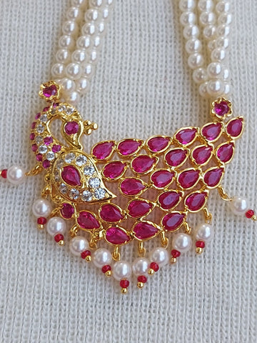 Designer Peacock Pendant Tanmani