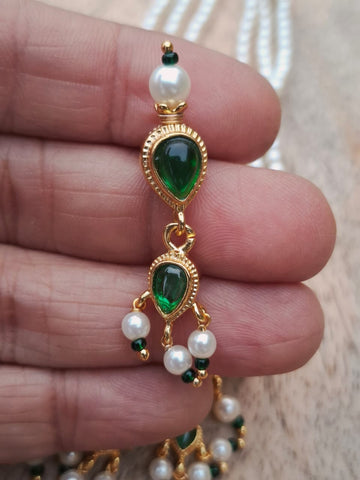 Full Green 5 Pota Mani Small Tanmani