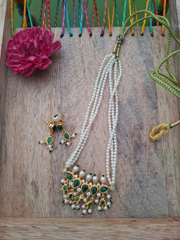 Full Green 5 Pota Mani Small Tanmani