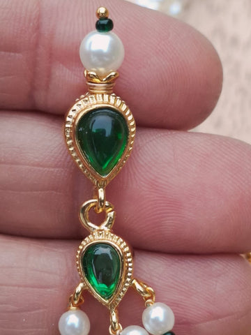 Full Green 5 Pota Mani Small Tanmani