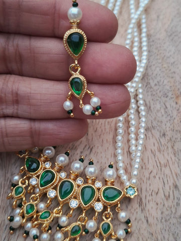 Full Green 5 Pota Mani Small Tanmani