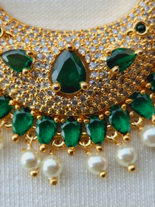 Designer Peacock Tanmani Green