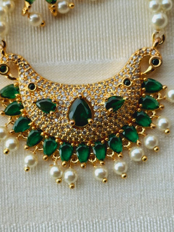 Designer Peacock Tanmani Green