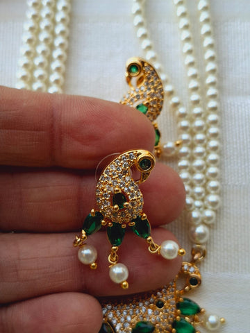 Designer Peacock Tanmani Green