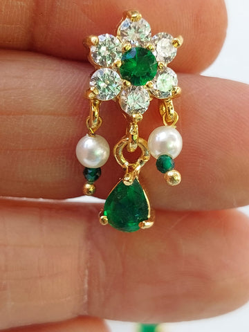 Five Flower Stone Tanmani Green