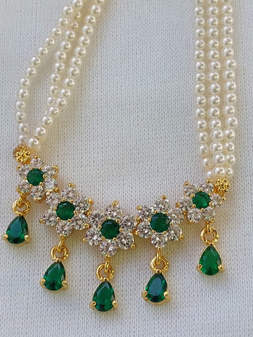 Five Flower Stone Tanmani Green