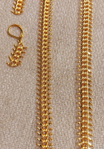Traditional Durva Haar For Small Girls