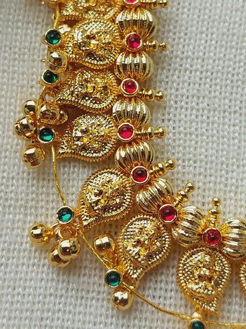 Golden Bead Heavy Kolhapuri Saaj