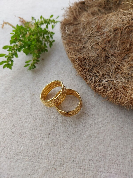 Traditional Four Layer Toe Ring