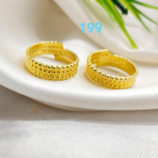 Traditional Three Layer Toe Ring