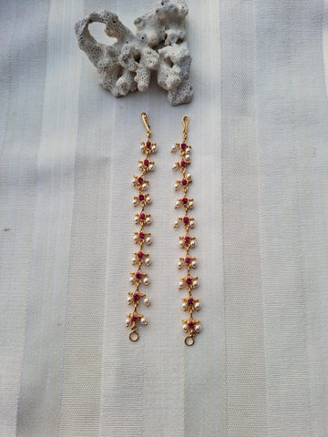 Single-Layered Dark Pink Pearl Wel