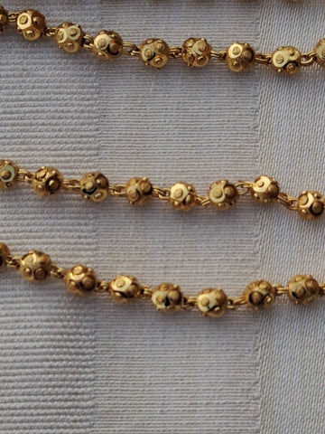Double-Layered Golden Bead Wel