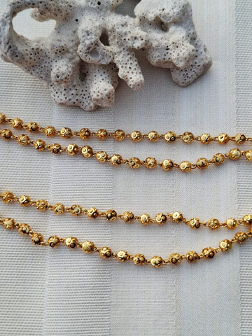 Double-Layered Golden Bead Wel