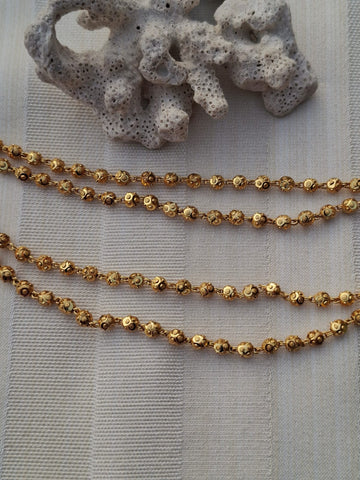 Double-Layered Golden Bead Wel
