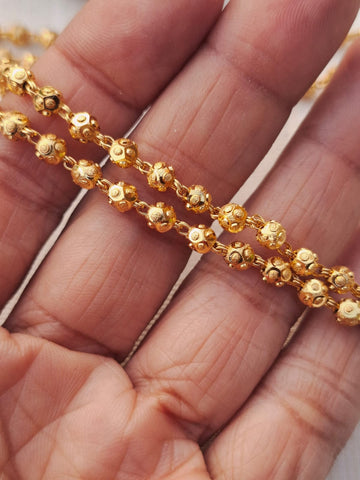 Double-Layered Golden Bead Wel
