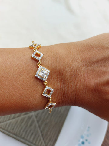 Beautiful Adjustable Diamond Bracelet