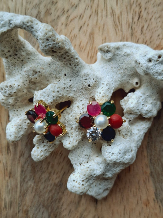 Navaratna Earrings Big