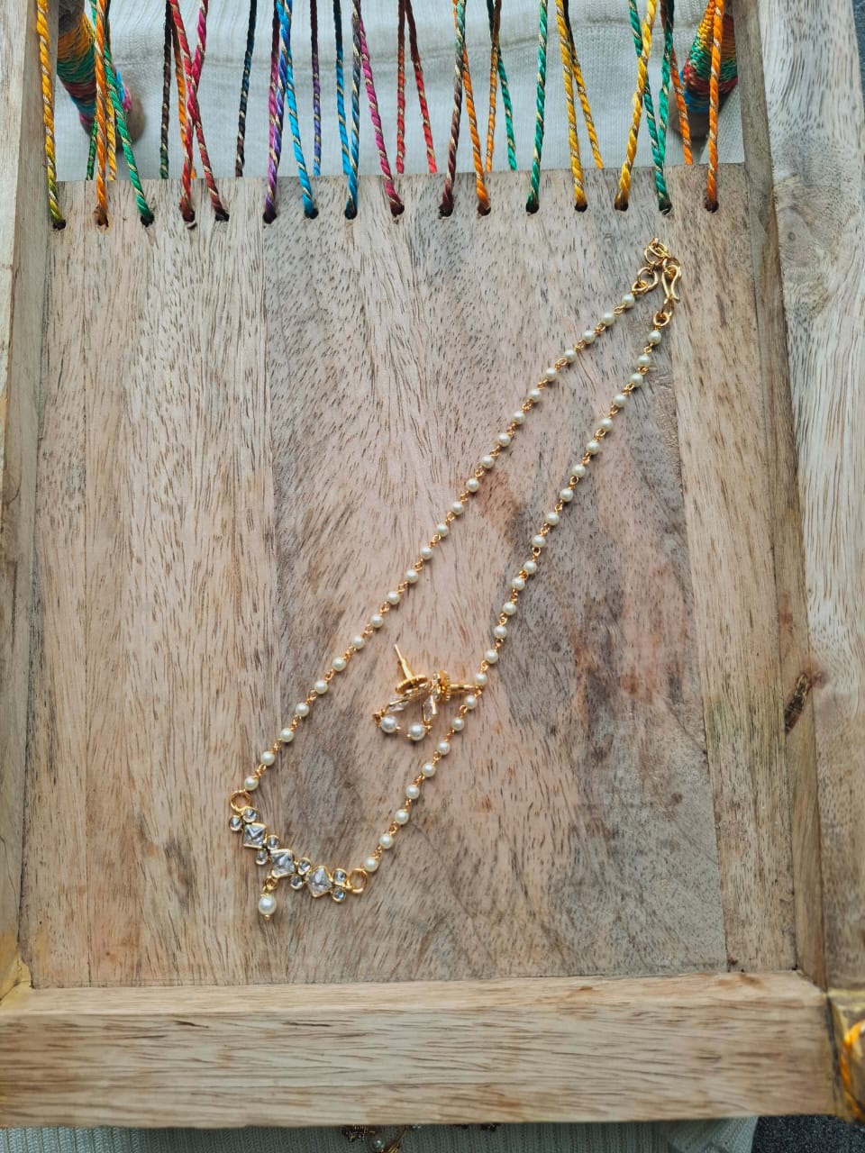 Single Pendant Pearl Set (Shweta)