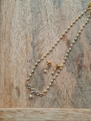 Single Pendant Pearl Set (Shweta)