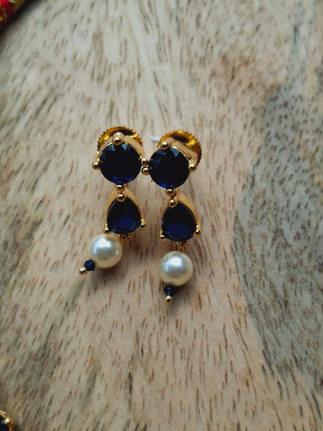 High Quality Dark Blue Stone Necklace