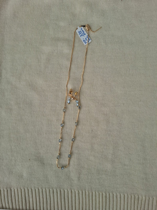 High Quality Light Blue Stone Minimal Set