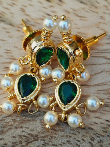 Full Green Tanmani Necklace (Badampeti Small)