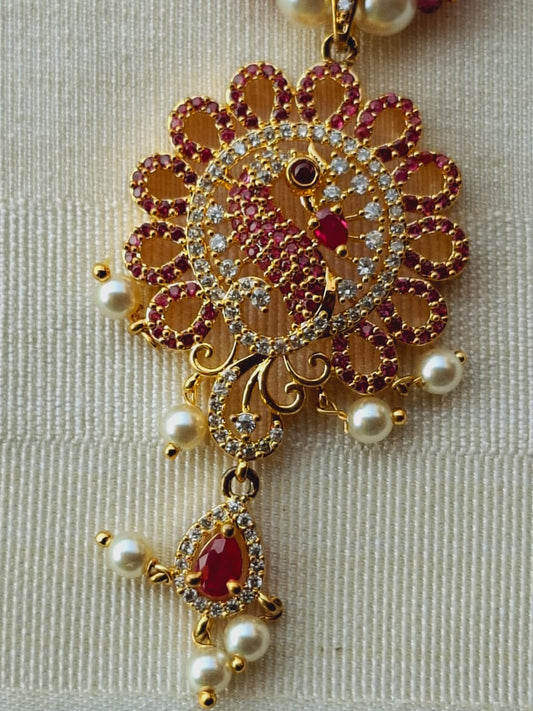 Micro Mini Pearls Designer Peacock Set