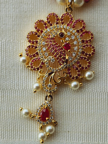 Micro Mini Pearls Designer Peacock Set