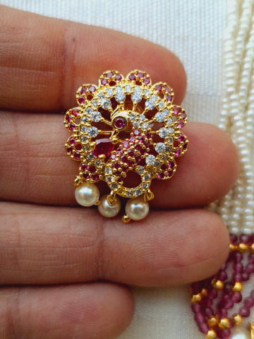 Micro Mini Pearls Designer Peacock Set