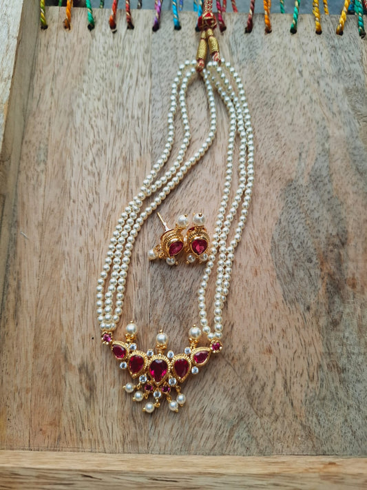 Full Red 5 Stone Small Tanmani