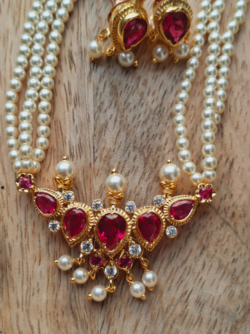 Full Red 5 Stone Small Tanmani