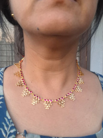 Cute and Elegant Saraswati Necklace