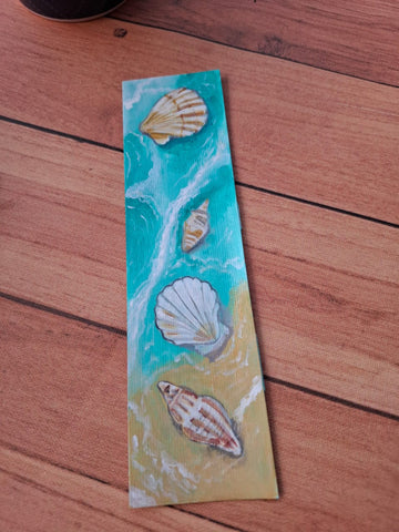 Handcrafted Sea Themed Bookmark (Painted by Artist)