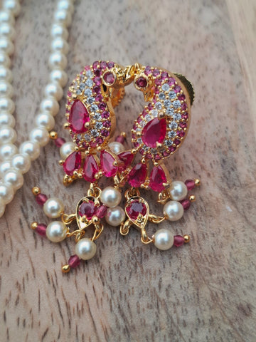 Stunning Stone Peacock Tanmani