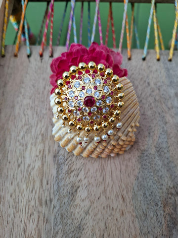 Round Flower Hair Accessory