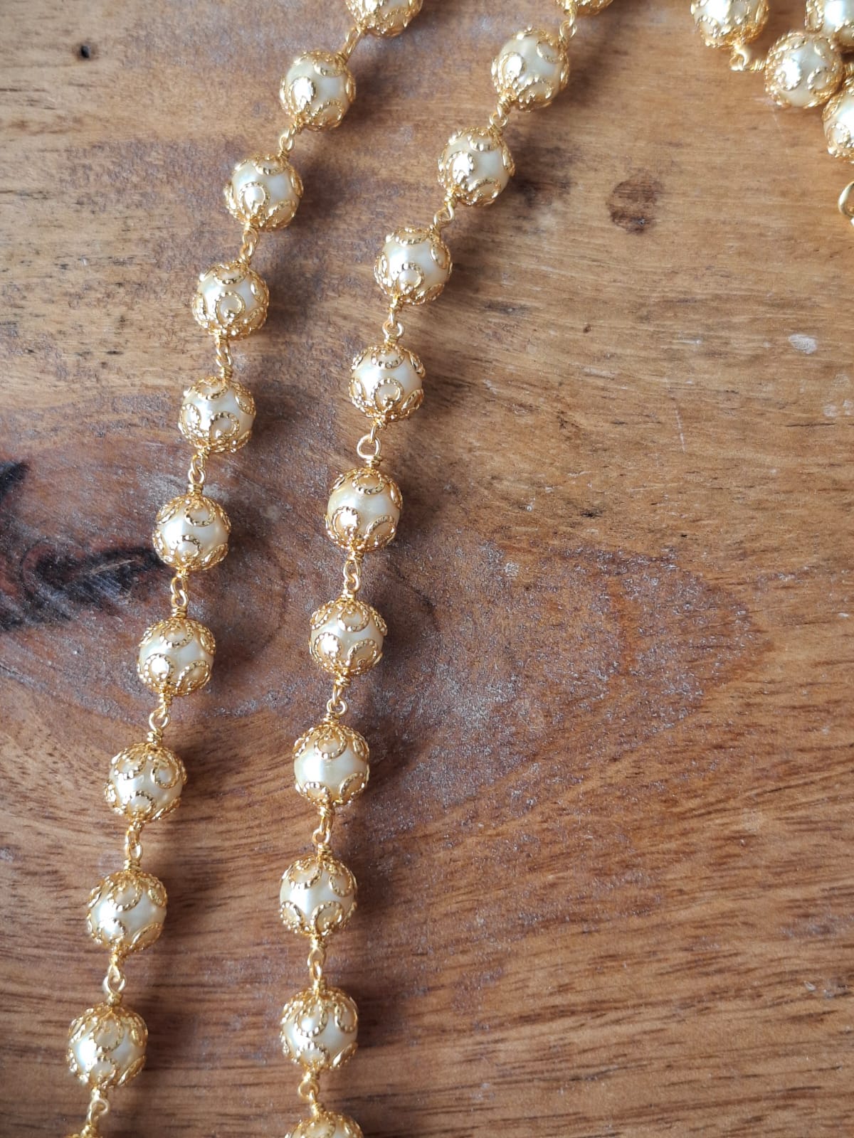 Designer Pear Mala 20 Inch