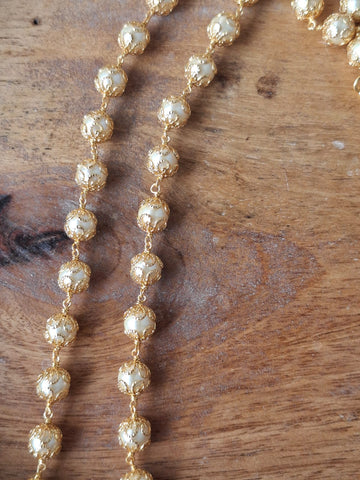 Designer Pear Mala 20 Inch