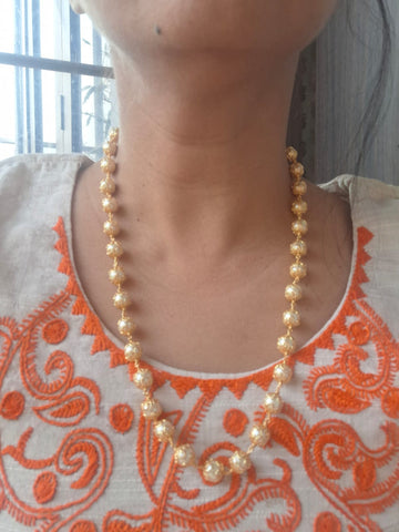 Designer Pear Mala 20 Inch