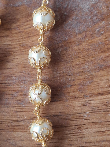 Designer Pear Mala 20 Inch