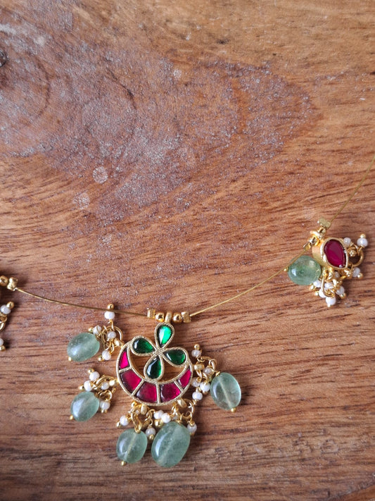 High Quality Multicoloured Minimal Necklace