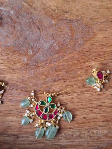 High Quality Multicoloured Minimal Necklace