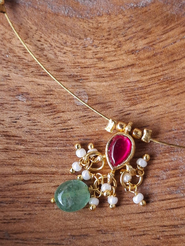 High Quality Multicoloured Minimal Necklace