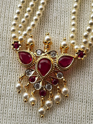 Small and Cute Traditional Tanmani Dark Pink